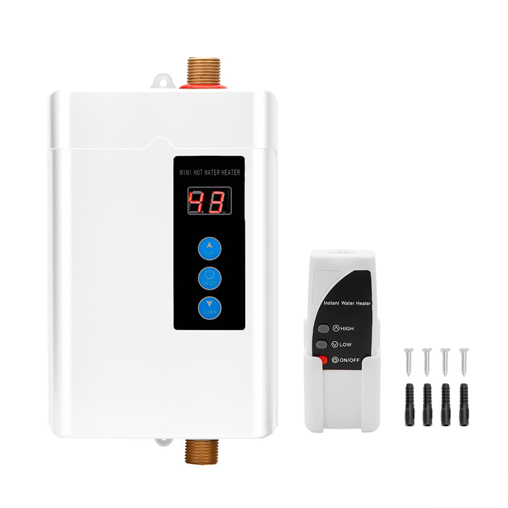 Digital Electric Water Heater Remote Control for Kitchen Water Fast Heating