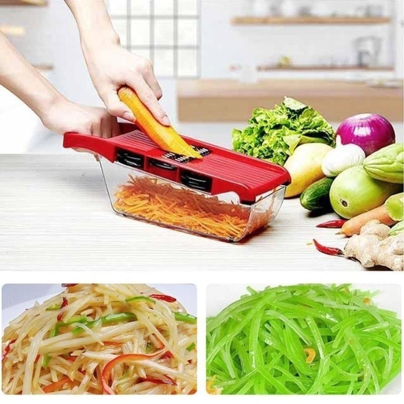 Vegetable Slicer & Cutter with Steel Blade Kitchen Accessories convenient