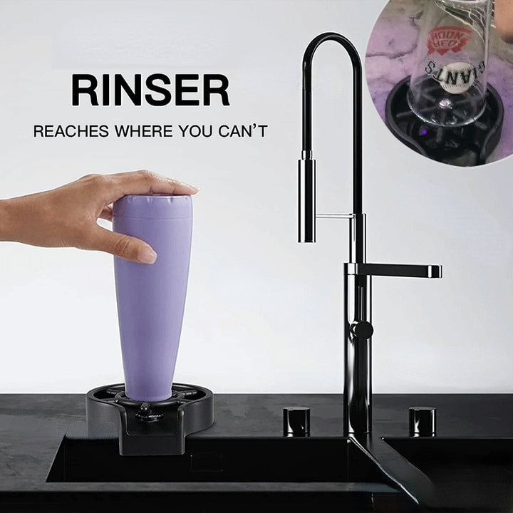 Ins Rinser Automatic Glass Cup Washer High Pressure Bar Kitchen Accessories